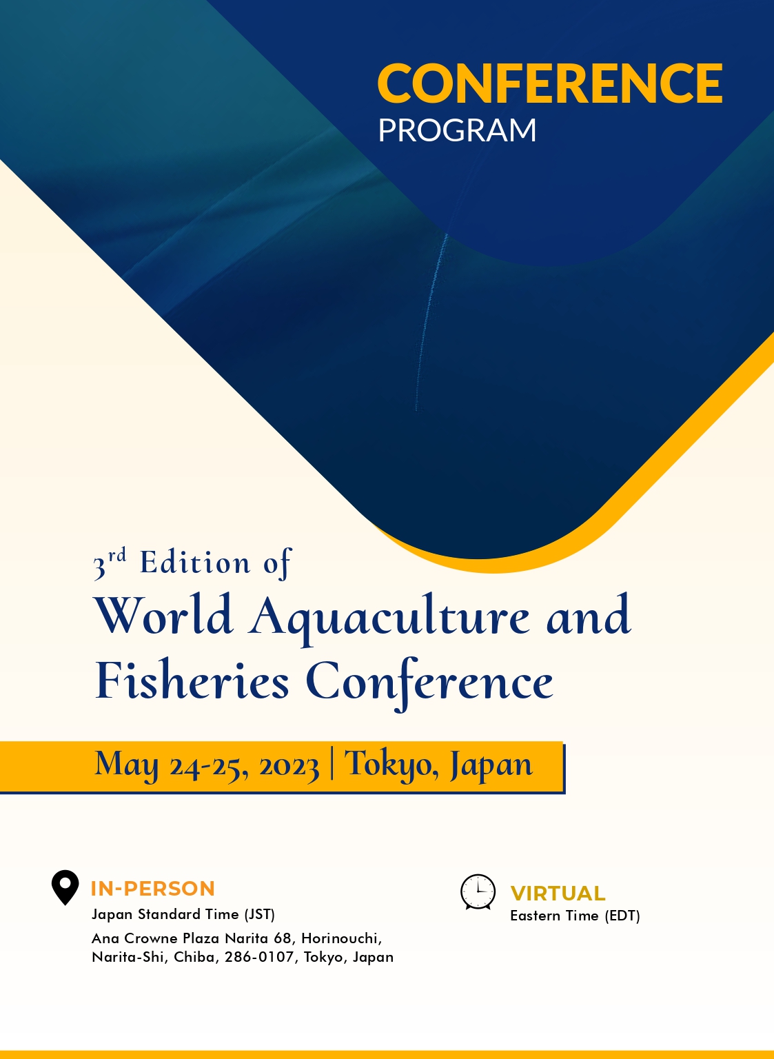3rd Edition of World Aquaculture and Fisheries Conference | Tokyo, Japan Program
