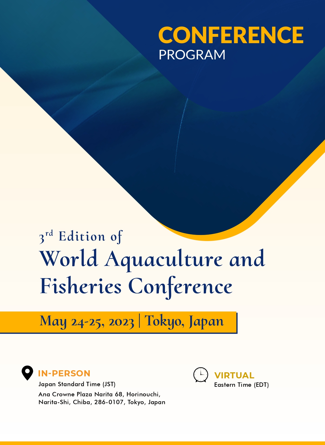 World Aquaculture and Fisheries Conference | Tokyo, Japan Program